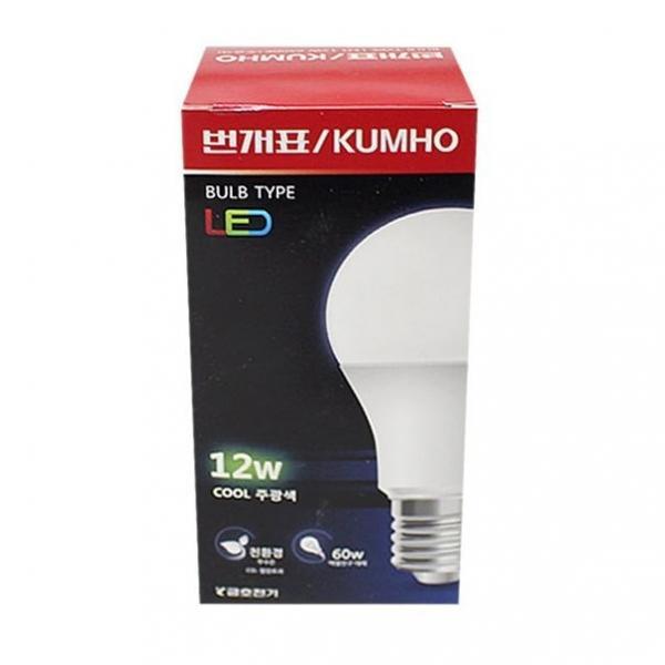 번개표 LED 12W 주광색 전구 조명 등 인테리어 방등