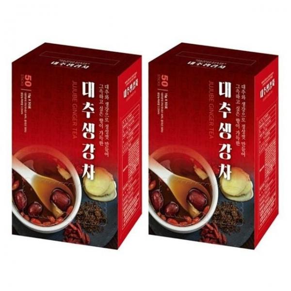1+1 대추 생강차 선물 세트 겨울 답례품 50스틱
