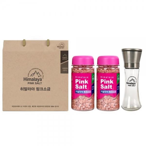 VFH 히말라야 핑크소금 선물세트 400gx1개입+그라인더