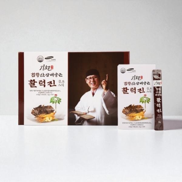 명절선물세트 활력 골드스틱 30포 김오곤 침향산삼배양근 선물세트 명절