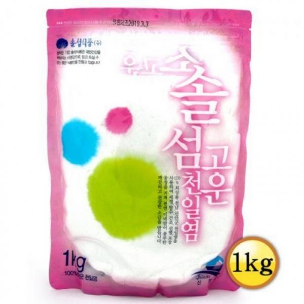 프리미엄 고운 천일염 1KG 선물 조리용 신안군 요리용 천일염