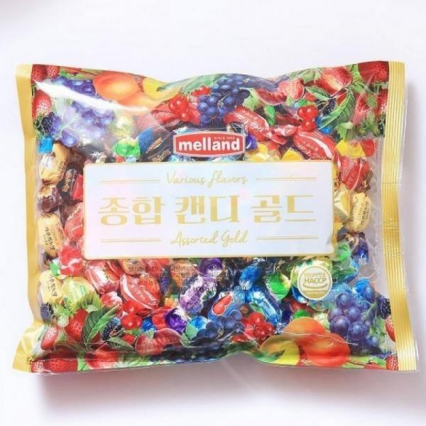캔디 골드 종합 (800g) 할로윈 선물 사탕 화이트데이 캔디 간식
