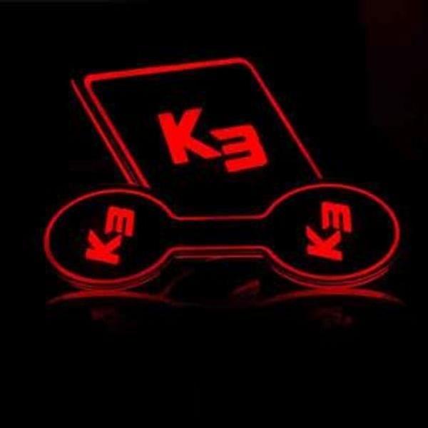K3 컵홀더 플레이트 LED 컵받침대 컵홀더 받침대