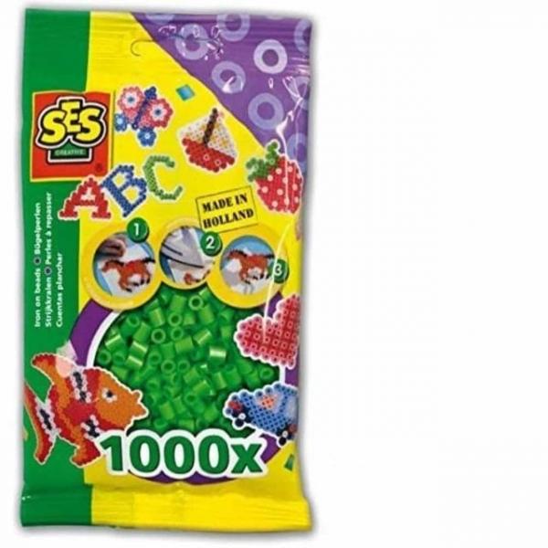 컬러 비즈 1000p (그린) 플라스틱비즈 컬러비즈 목걸이비즈