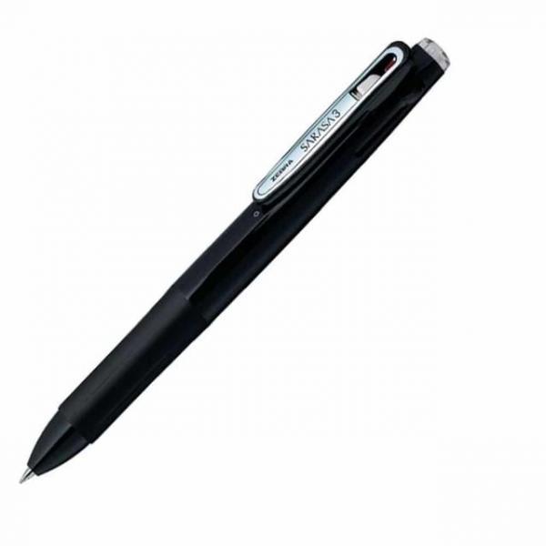 3색 중성펜 0.5mm (다크블랙) 판촉물볼펜 클립펜 일본산볼펜