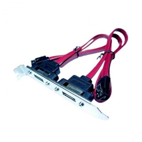 SATA to eSATA 2포트 외장브라켓 45cm