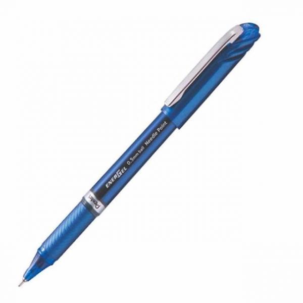 컬러 중성펜 0.5mm (블루) 얇은중성펜 홍보용볼펜 0.5MM펜