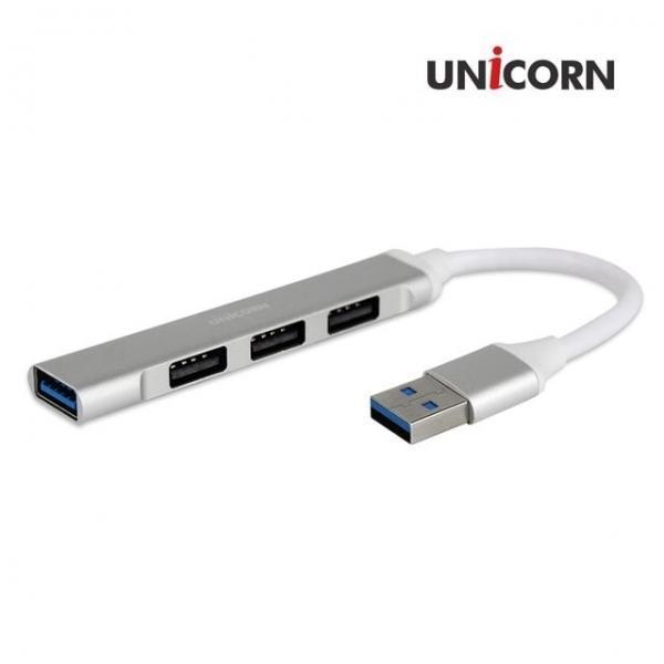 유니콘 MH-400A USB3.1 A타입 4포트 USB허브 무전원