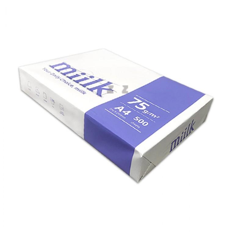 한국제지 밀크 A4 용지 75G 500매-1권-z한국제지 A4용지 A4 에이포용지 복사용지 용지 종이 밀크 에이포