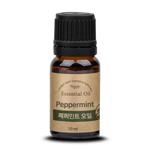 퓨어스 유기농 페퍼민트 에센셜오일 10ml