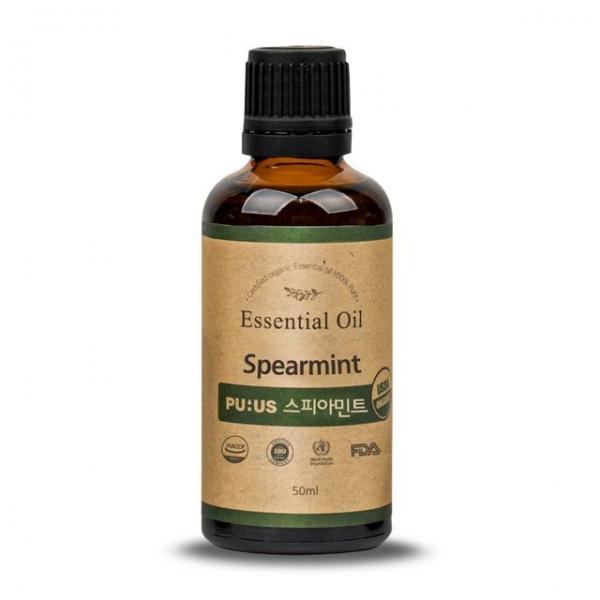 퓨어스 유기농 스피아민트 에센셜 오일 50ml