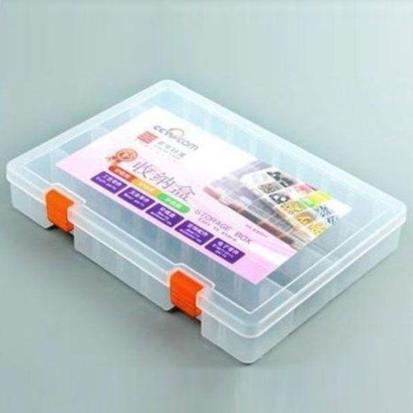 coms 다용도 PVC 수납함 36분배 250 x 180 x 50mm