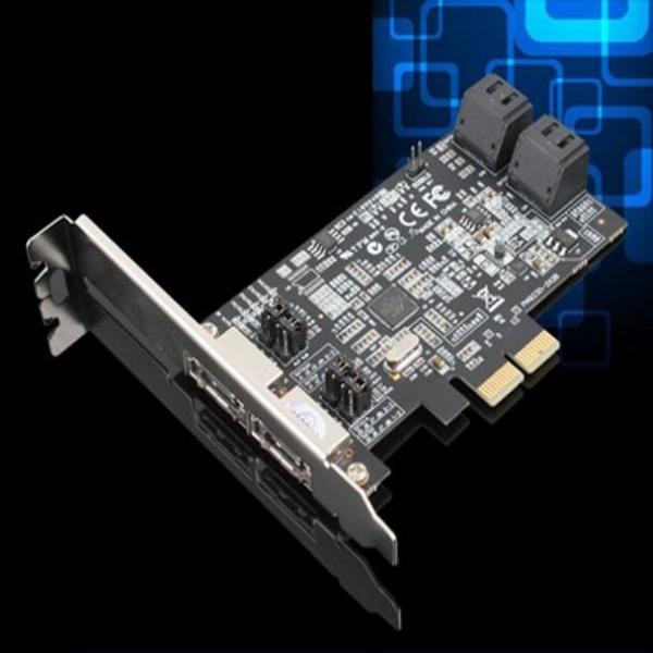 PCI Express 레이드 카드 슬림PC겸용 sata3 marvell
