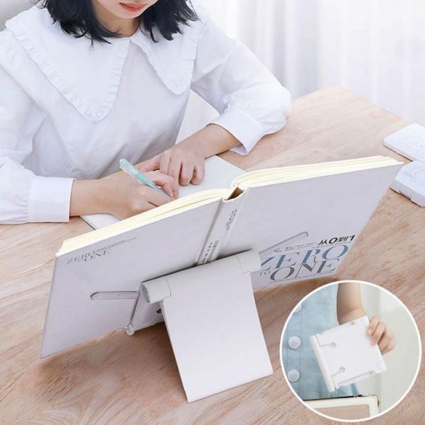 가볍고 휴대가능한 와이드 확장 독서대 스마트폰 핸드폰 태블릿 거치대 겸용