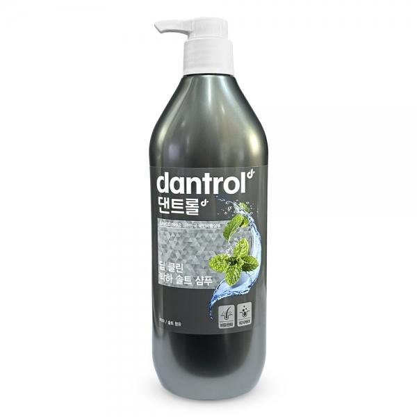 댄트롤 딥클린 박하 솔트 비듬 피지 샴푸 린스 겸용 820ml