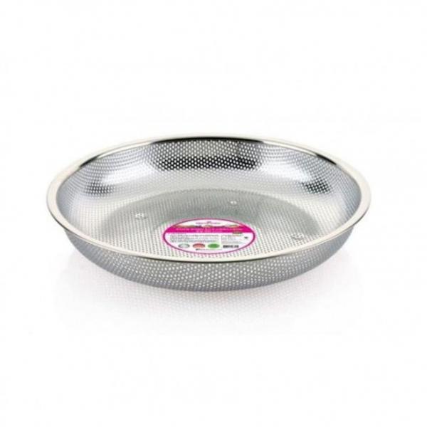 퀸센스 채반 바구니 과일 채소 소쿠리 펀칭볼 24CM