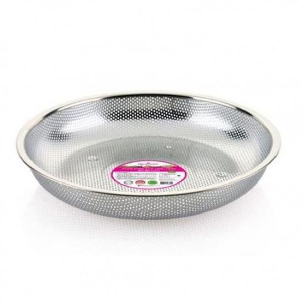 퀸센스 채반 바구니 과일 채소 소쿠리 펀칭볼 27CM