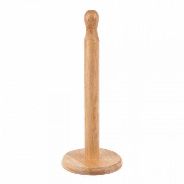 우드 키친타올 거치봉 나무 스탠드