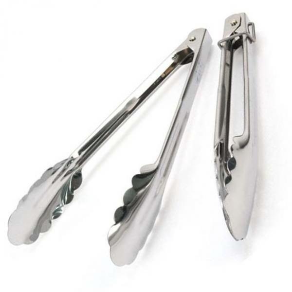 주방 집게 바베큐 고기 집게 스텐 집게 꽃잎 락 235mm