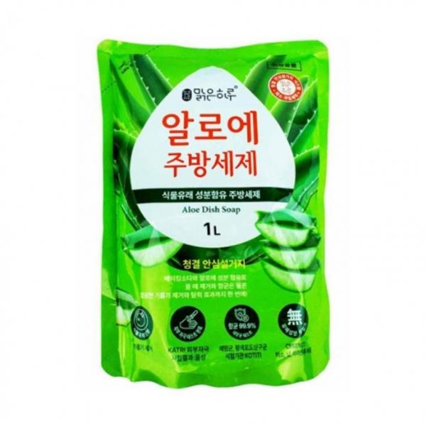 알로에 주방 세제 리필 1L X 5개 맑은 하루
