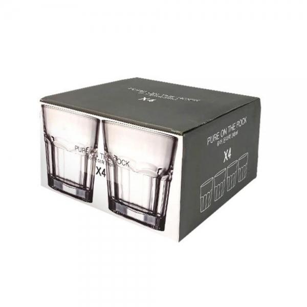 투명 심플 유리컵 물컵 240ml 4p 주방컵 가정용컵