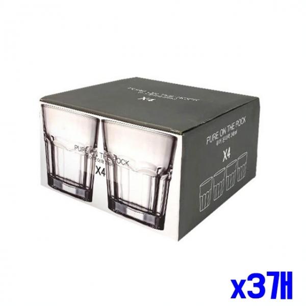 투명 심플 유리컵 물컵 240ml 4p x3개 주방컵