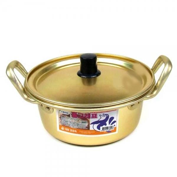 다용도 황냄비 양수-16cm 찌개냄비 라면냄비 주방냄비