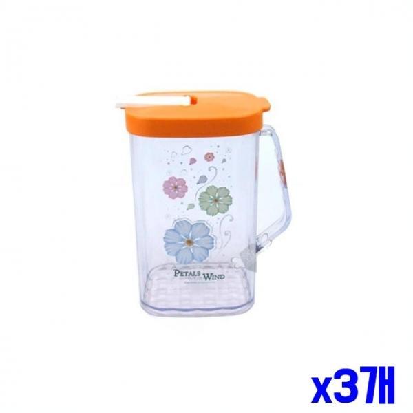투명 사각물병1.3L 10.5x13.5x18cm x3개 주방물병