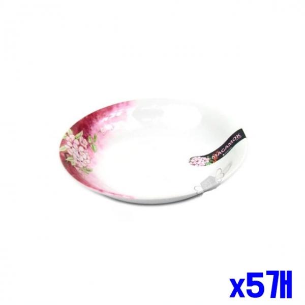멜라민 재질 찬기 15x2.8cm x5개 주방식기 접시 그릇