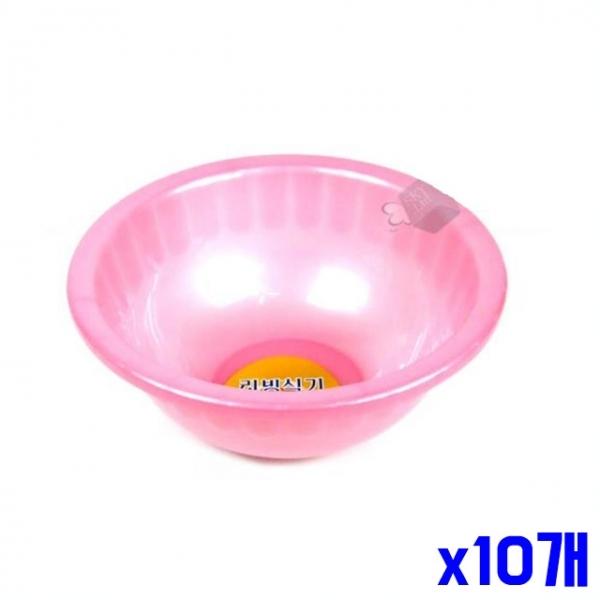 주방 설거지통 바가지 다용도볼 25x10cm x10개