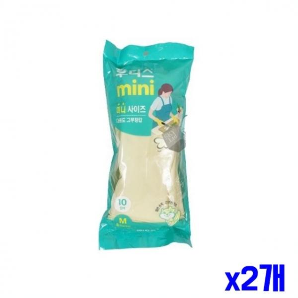 다용도 항균 고무장갑 M 10켤레 x2개 주방장갑