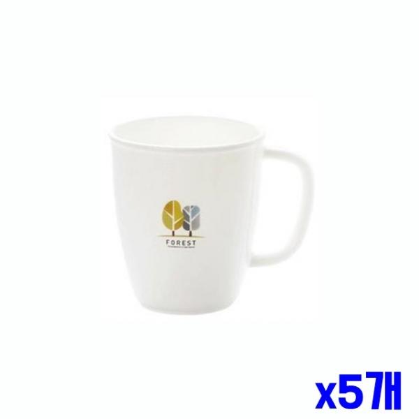 가벼운 손잡이 양치컵 소 x5개 손잡이컵 화장실컵