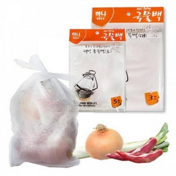 하니 조리 다림용 주머니 국물백 소포장2종