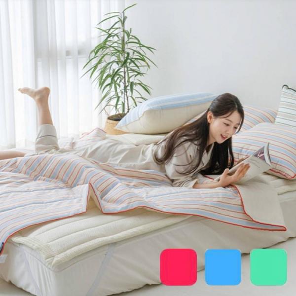 터너 순면시어서커 냉감누빔이불패드세트 SS 3컬러