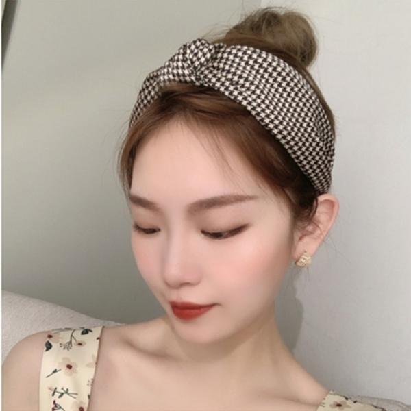 와이드 헤어밴드 반다나 스타일 머리띠 터번 디자인
