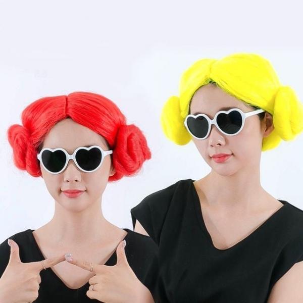 양머리 가발 파티 의상소품 코스프레 할로윈 노래방