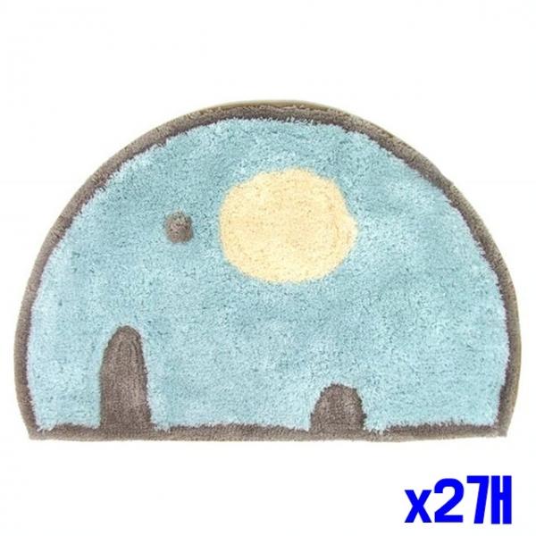 부드러운 코끼리 발매트 40x60cm 색상랜덤 x2개