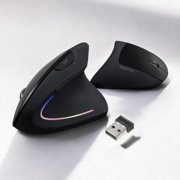 게이밍 손목 무소음 버티컬 사무용 마우스 공학 무선