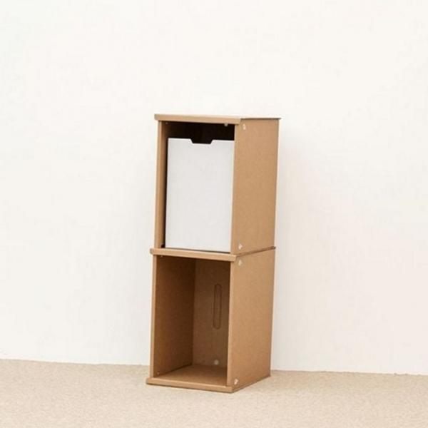 진열 조립 책장 공간활용 이동식 거실 모듈 오픈형 종이