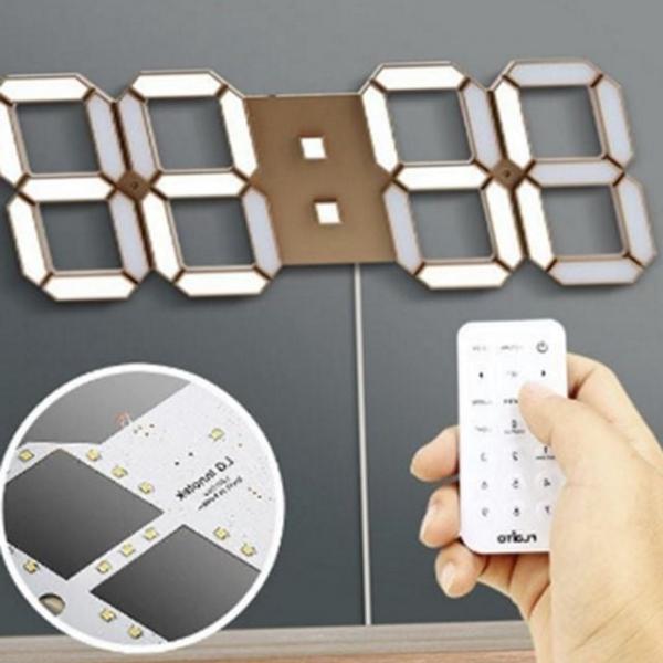 거실 디지털 시계 led 인테리어 대형 무소음 벽걸이