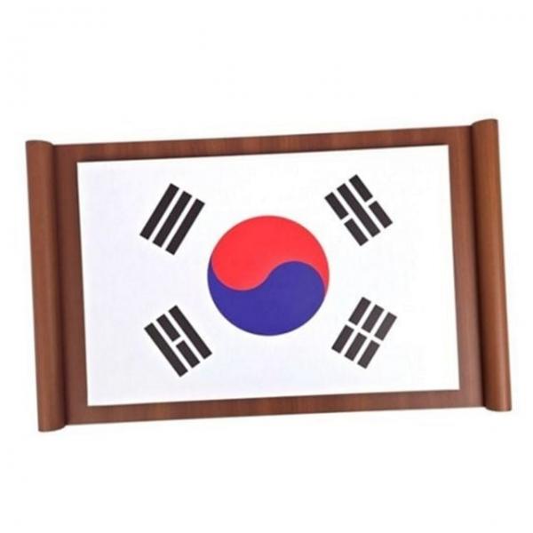 벽걸이 족자형 태극기 국기 가정용 보필형 실내용 대한민국