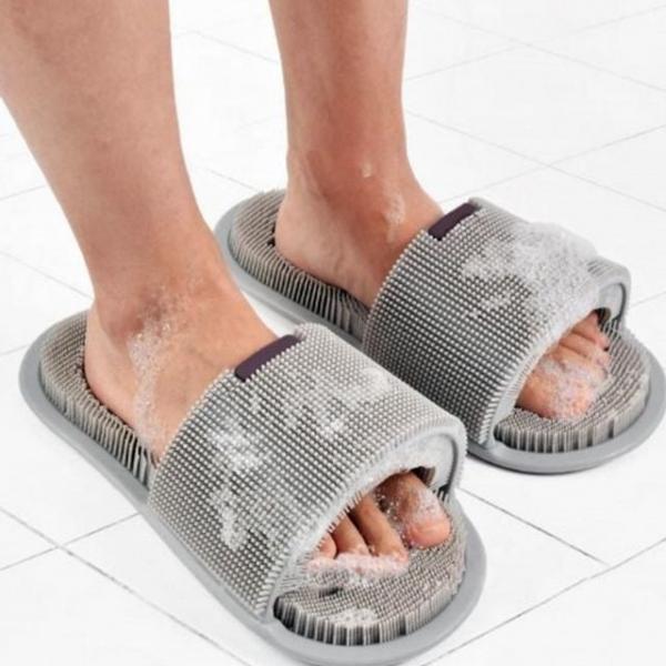 마사지 매트 브러쉬 세척 각질 발 제거 실리콘발