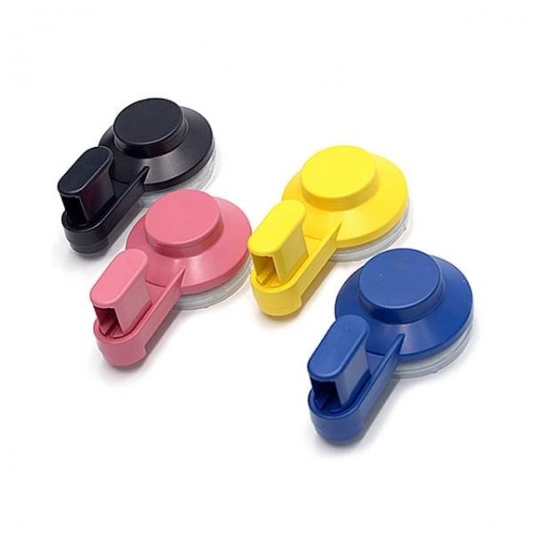 정리 욕실 TIEN 티스켄 수건걸이 컬러 흡착식 후크 4P