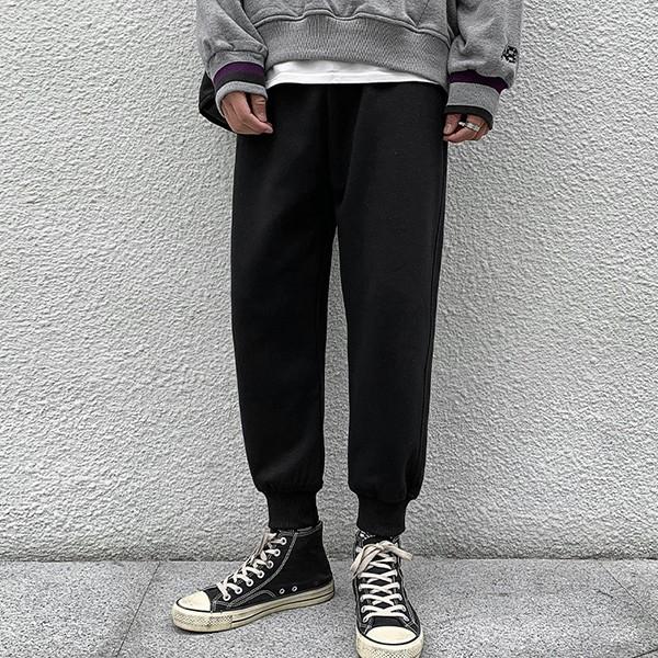 2컬러 남성 데일리 밴딩 캐주얼 조거팬츠 INSUM18N