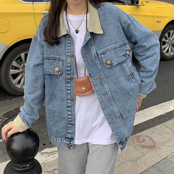 연청 캐주얼 데님 자켓 LK-J005 가을 데일리 아우터