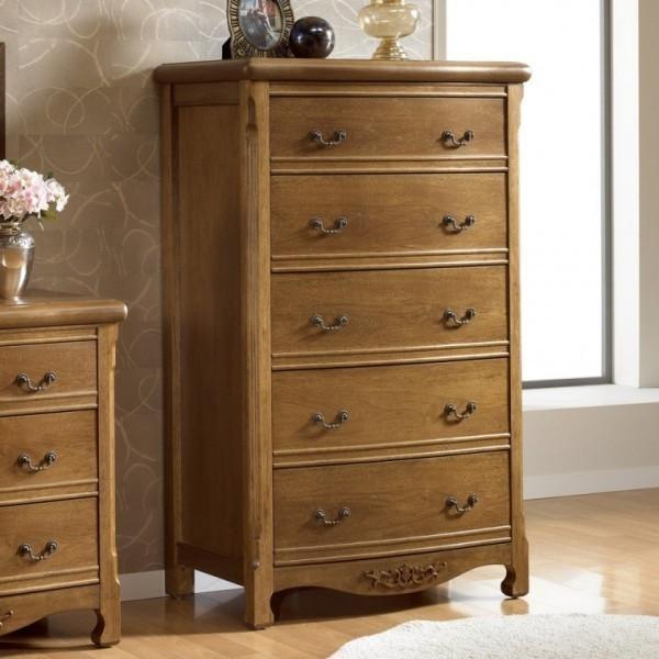 5단 엔틱 수납장 서랍 원목 900 가구산책 B2808