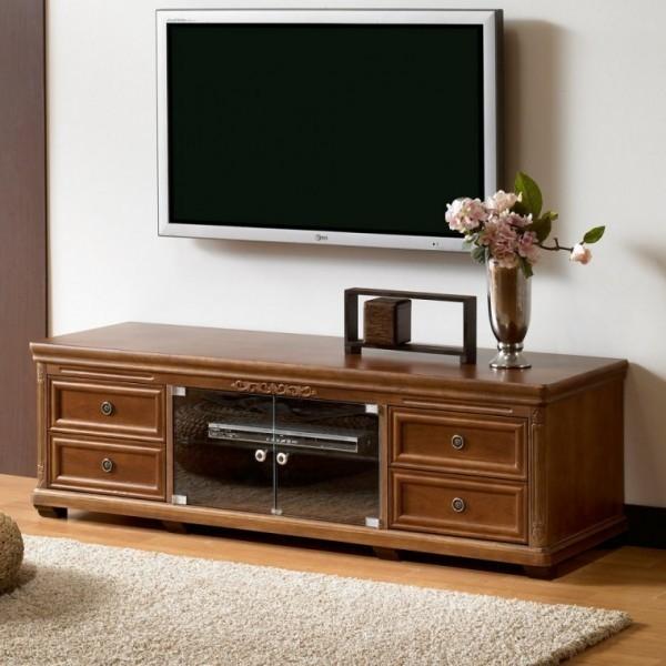 1500 원목 거실TV장 엔틱 고가구장식장 B2791 가구산책