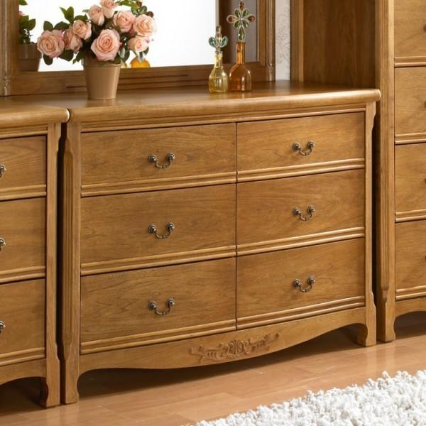 수납장 원목 서랍 와이드 가구산책 B2809 엔틱