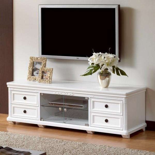 1500 엔틱 원목 B2792 고가구장식장 화이트 거실TV장 가구산책