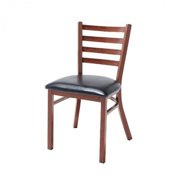 의자 가죽방석 가구산책 GN109 스틸